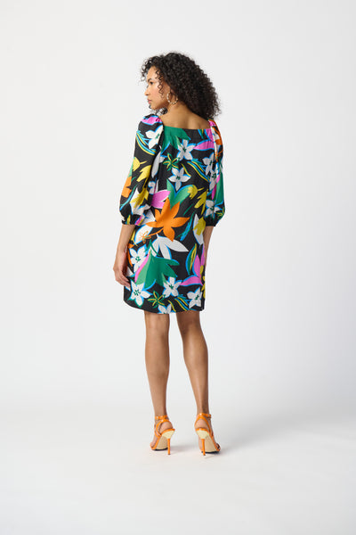 Joseph ribkoff 241251 tropical print dress