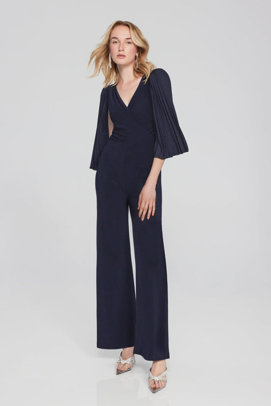 241782 navy jumpsuit Joseph ribkoff