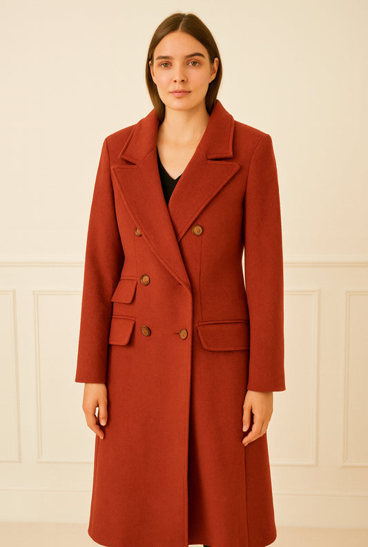 EDAS  burnt orange coat