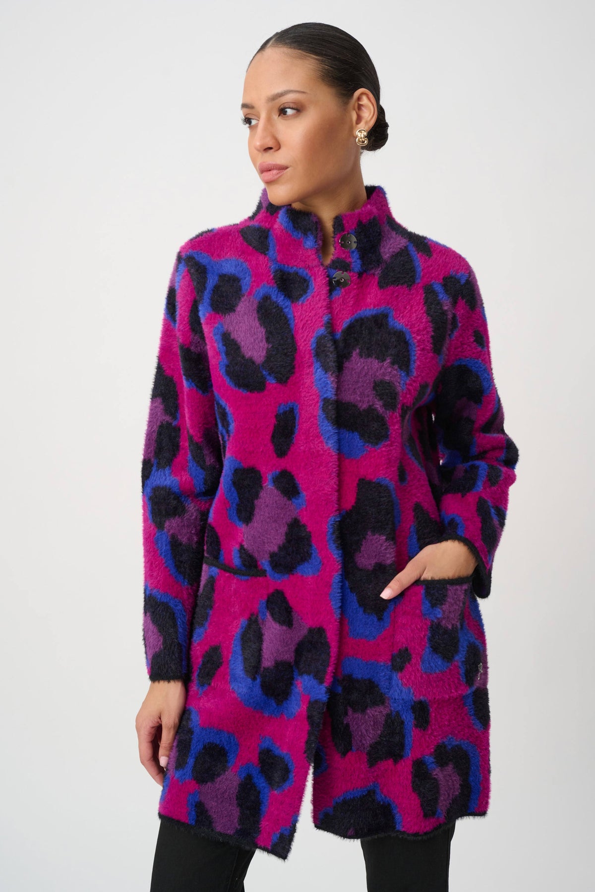 Animal Print Sweater Coat
264922