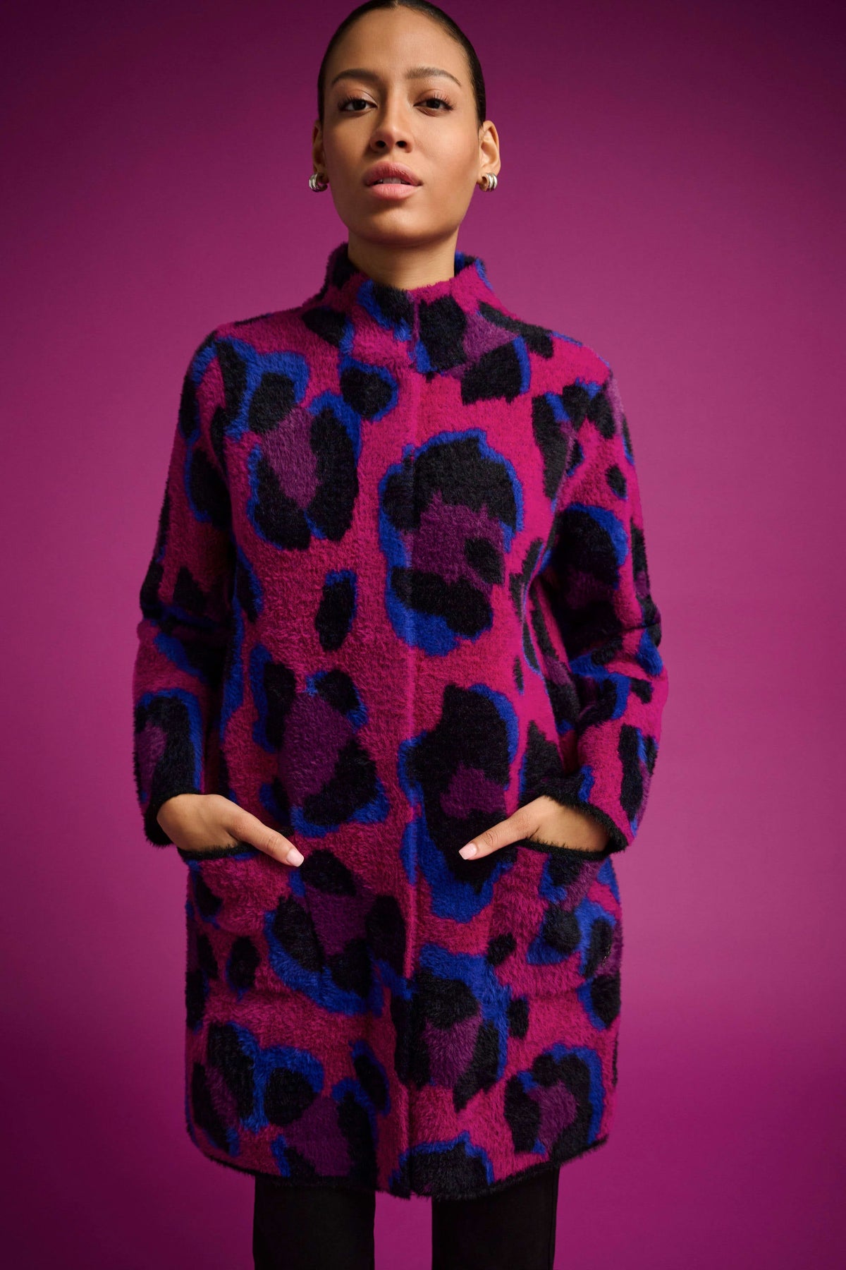 Animal Print Sweater Coat
264922