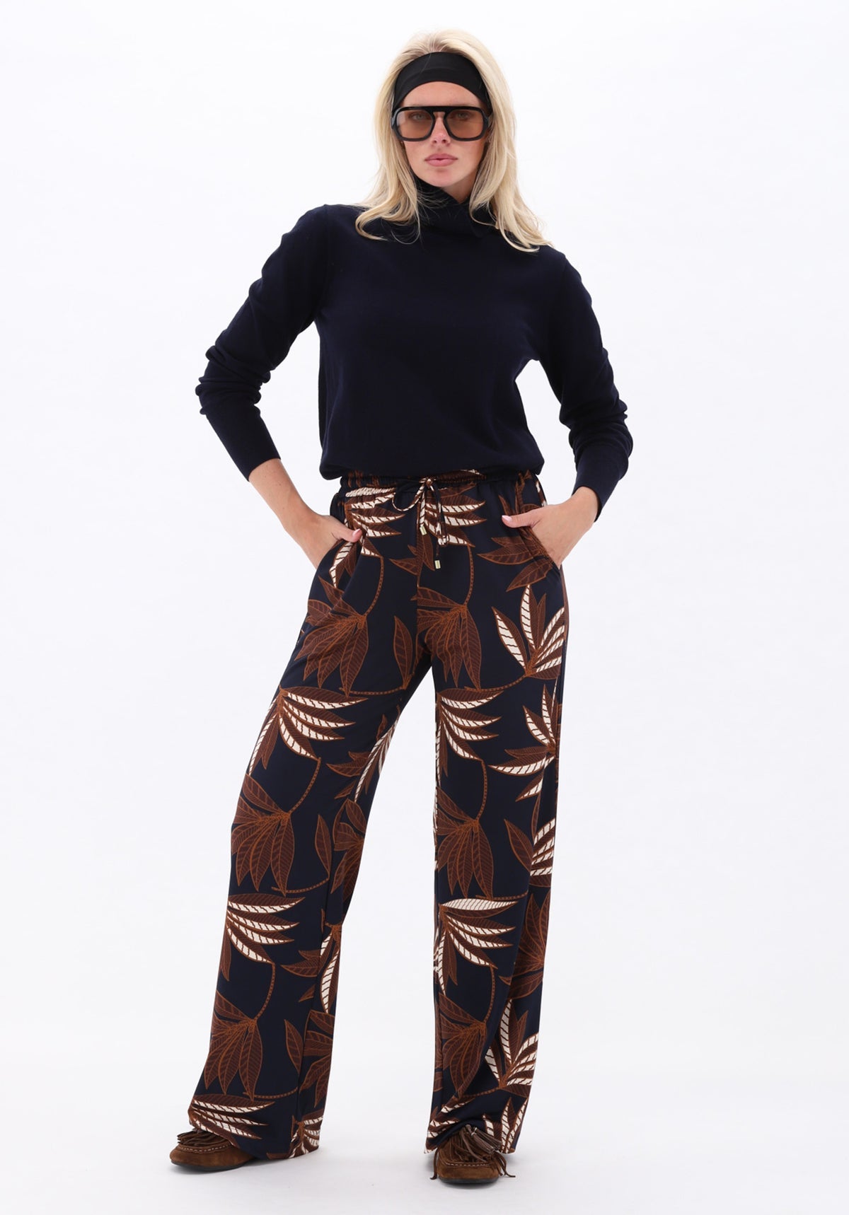 K Design P154 Printed Trousers