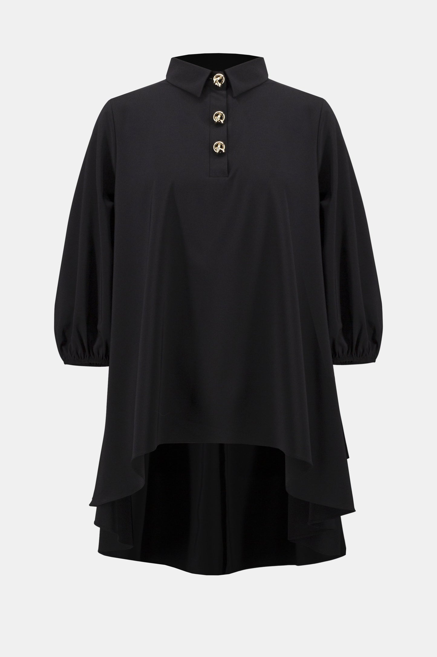 Stretch Poplin High-Low Flared Tunic
254066