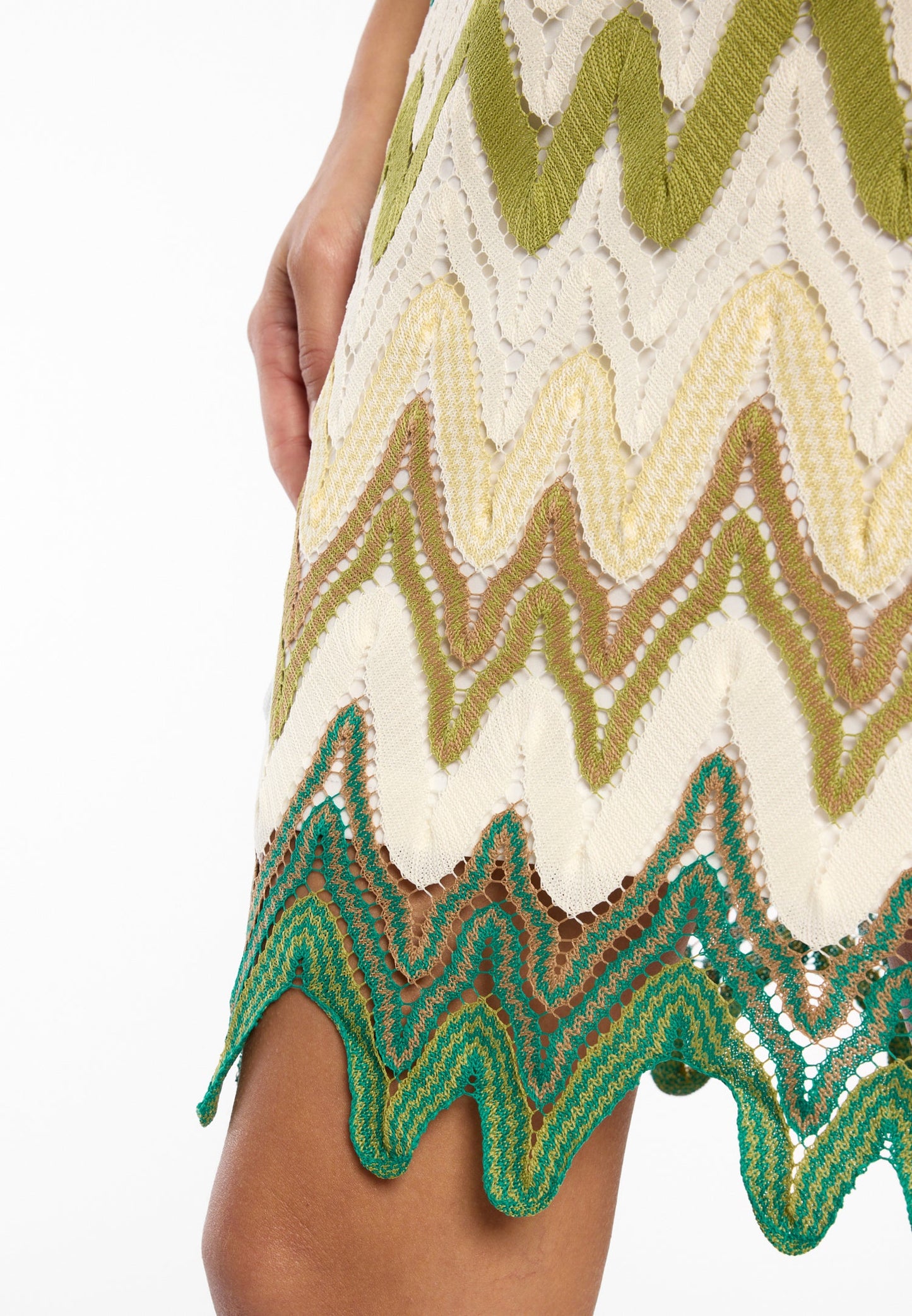 ⸻

Ana 41906 Zig-Zag Knit Dress 3833