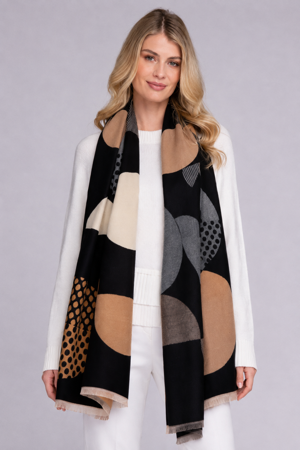Bonnie Scarf – Black Print