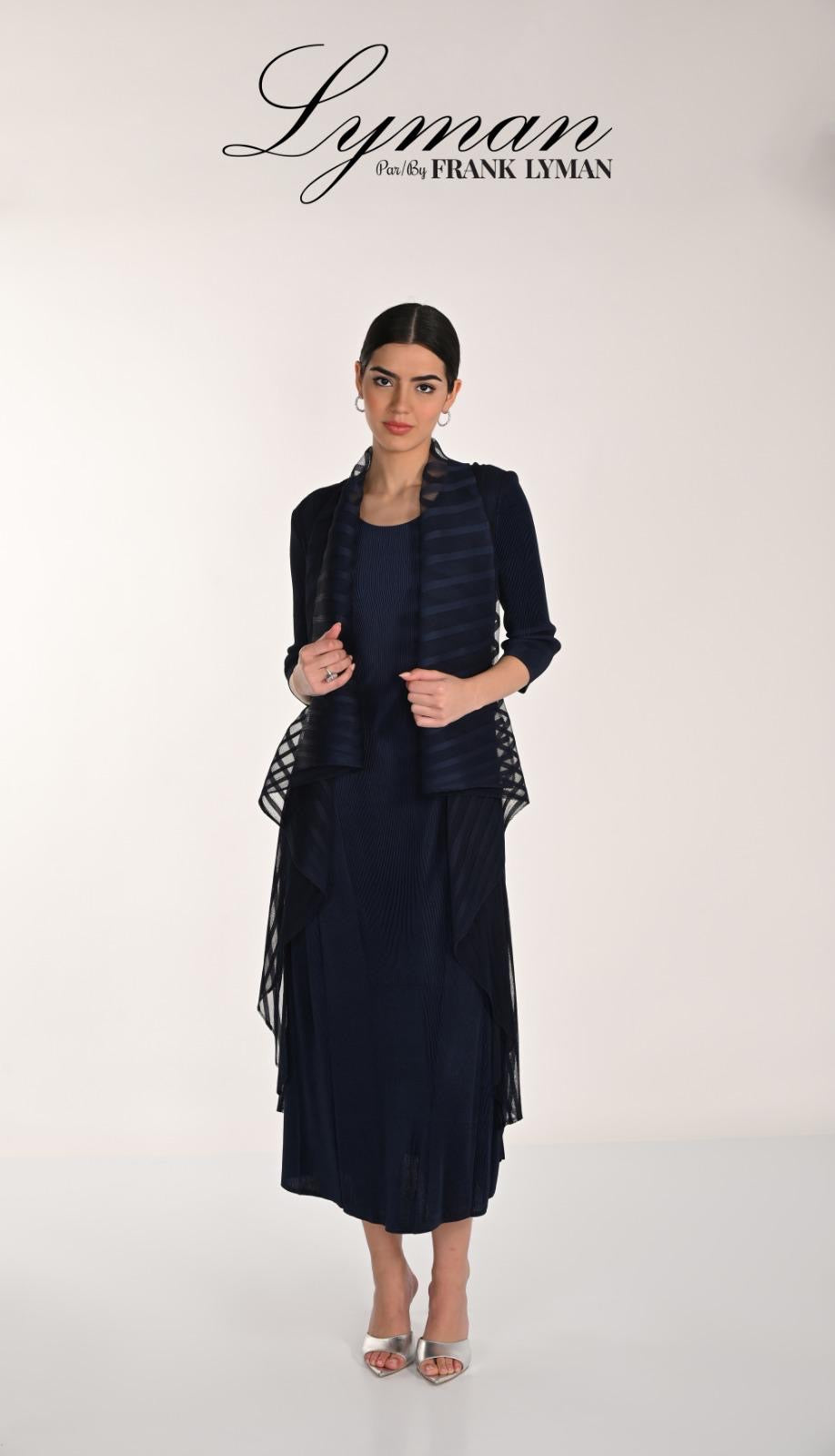 FRANK LYMAN 268506 knit dress in midnight