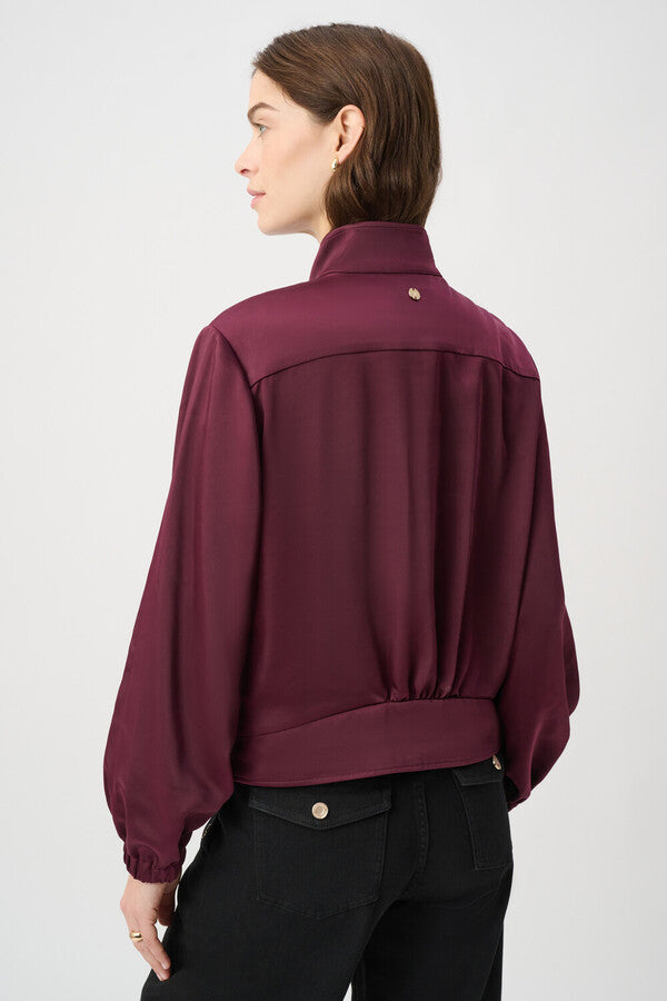 JOSEPH RIBKOFF Zippered Casual Long Sleeve Jacket Style 264939