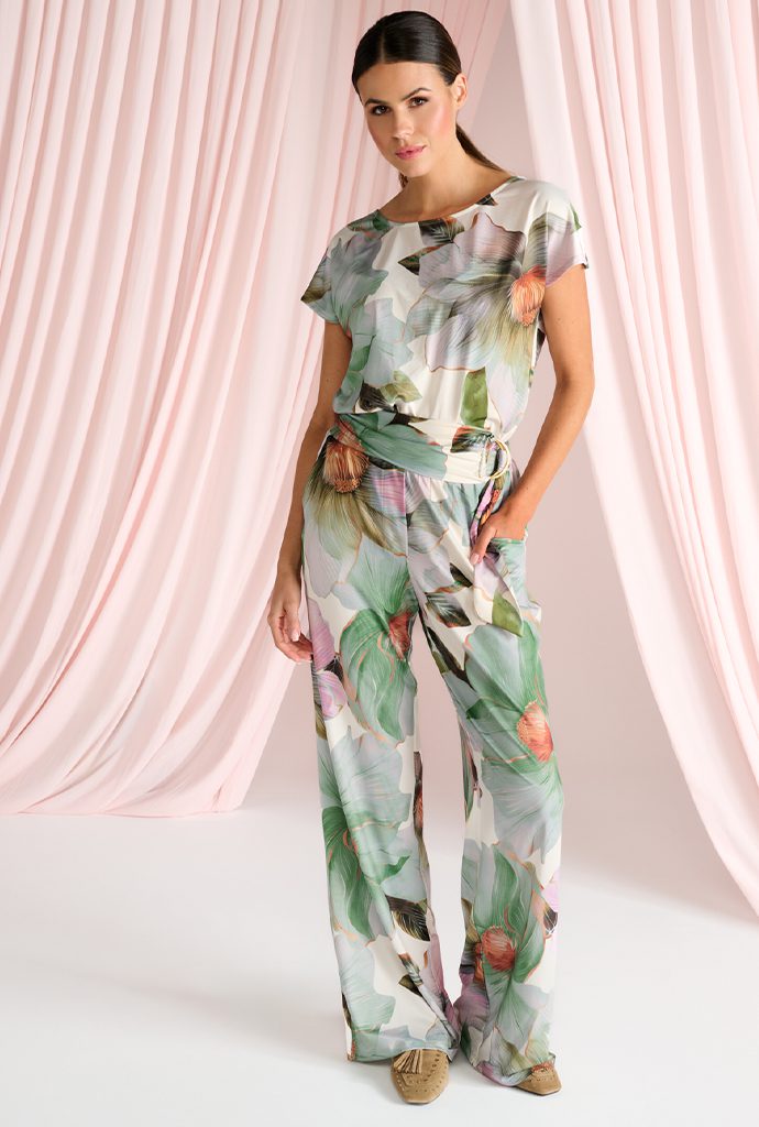 K Design C112 flower jumpsuit