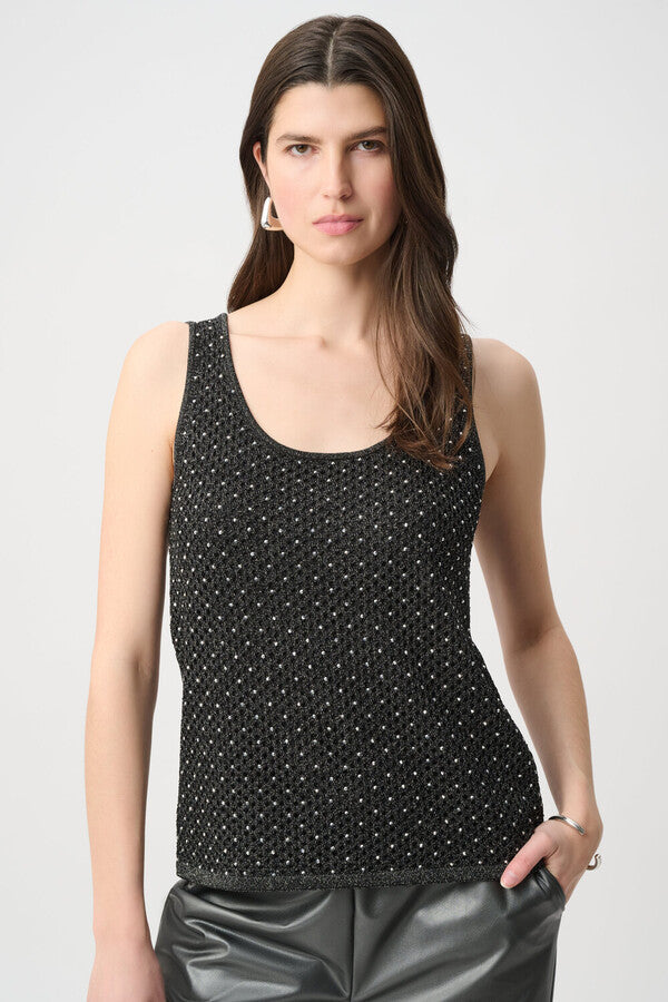 JOSEPH RIBKOFF Scoop Neck Sleeveless Pullover Style 264928