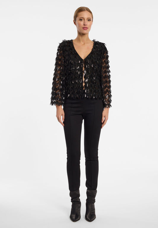 Ana Alcazar 022084 Ephira fringed jacket
