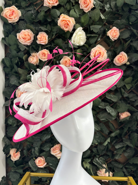 Nigel rayment 39 in ivory/ fuchsia