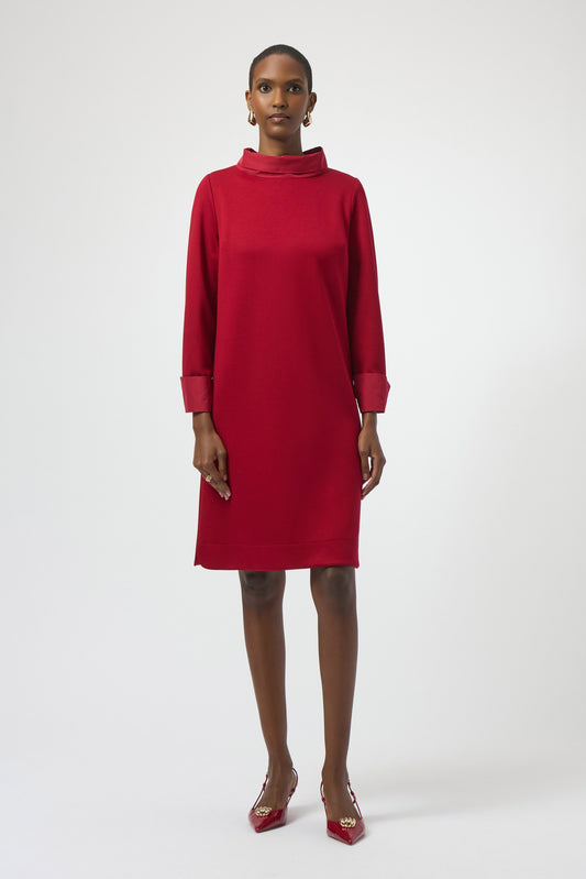 Scuba Jersey & Memory Trapeze Dress