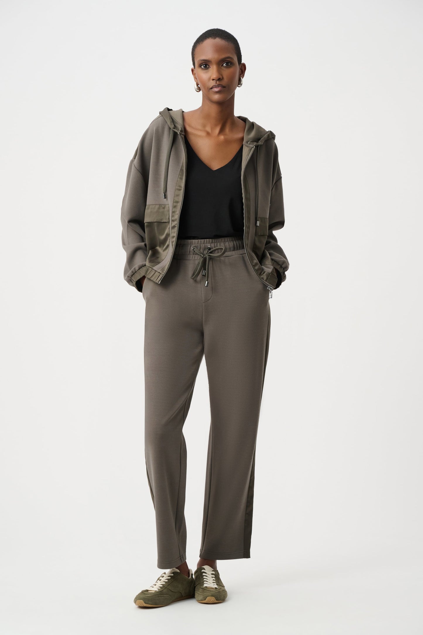 JOSEPH RIBKOFF Scuba Jersey Straight Leg Pants 263623