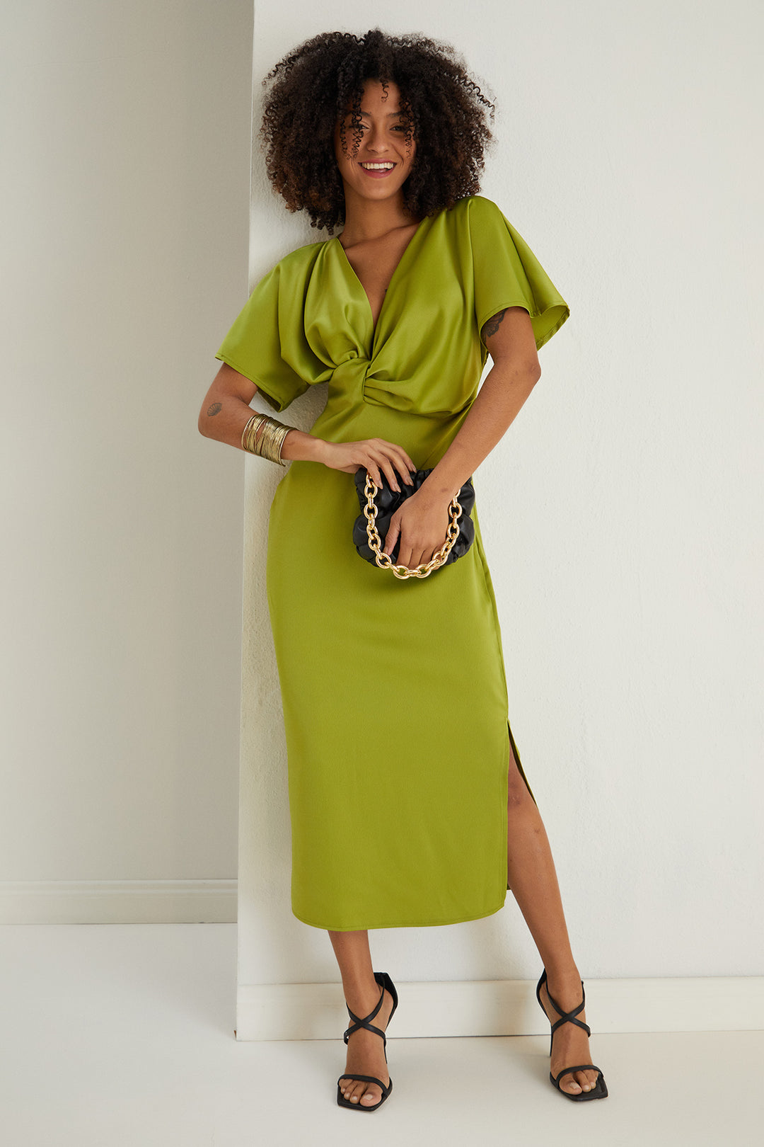 Lori green dress