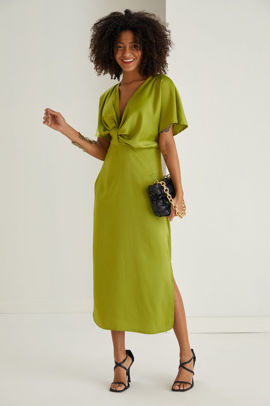 Lori green dress