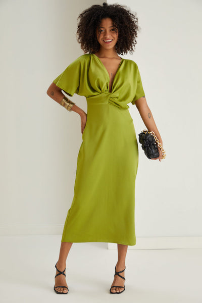 Lori green dress