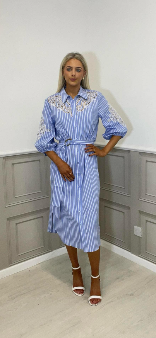 K-Design Blue stripe dress