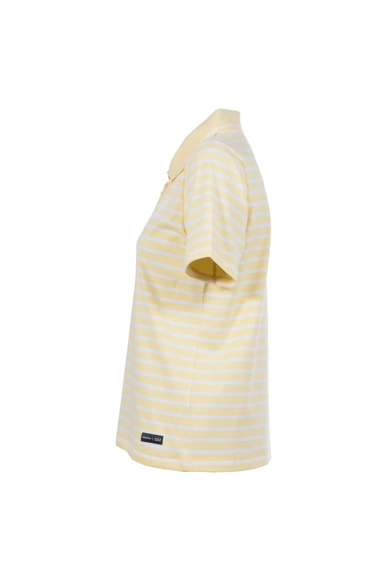 Sequesto Lemon Stripe Polo Shirt