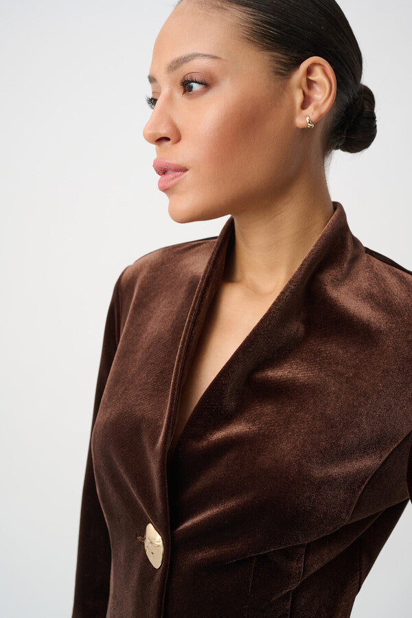 JOSEPH RIBKOFF
FORMAL SHAWL COLLAR TOP STYLE 264154