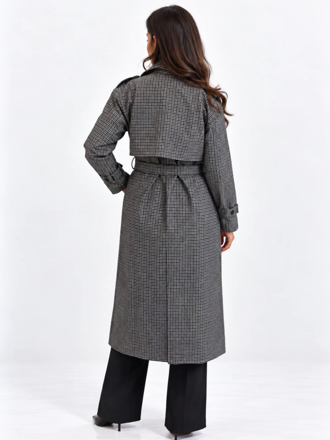 KATE & PIPPA BROMLEY JACKET IN BLACK CHECK