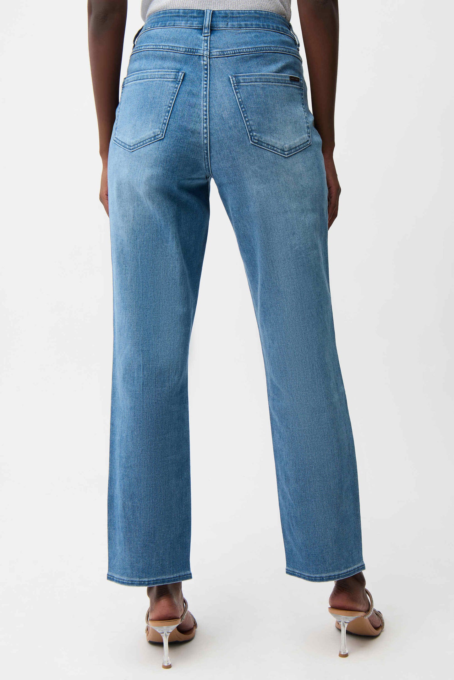 JOSEPH RIBKOFF 261954 Slim Leg Jeans With Rhinestone Detail