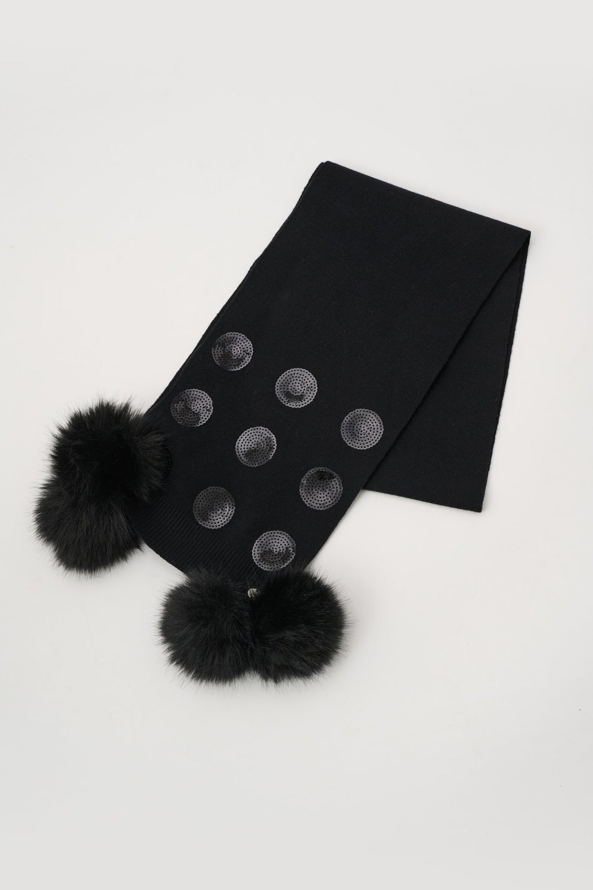 JOSEPH RIBKOFF 263983 Polka Dot Sequin Scarf