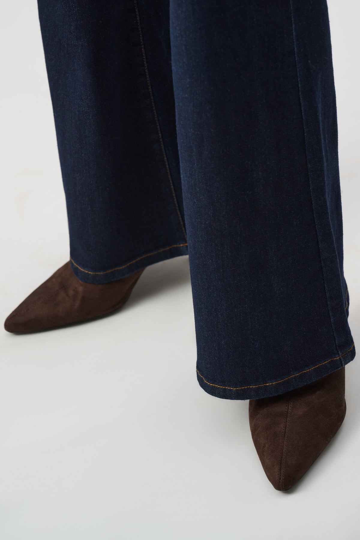Featherweave Patch Pocket Flare Jeans 264963