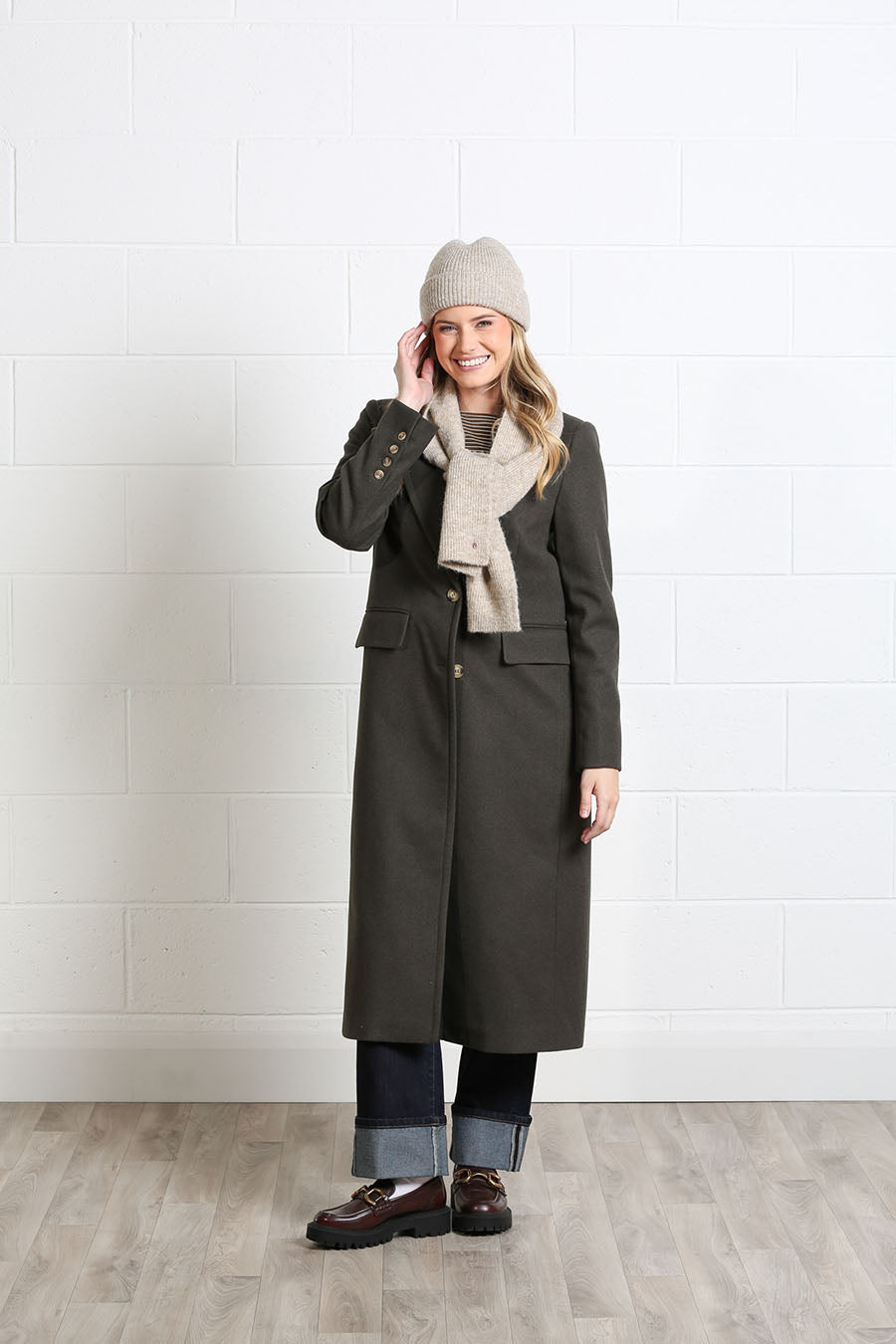 Rant & Rave Olivia Coat Deep Moss