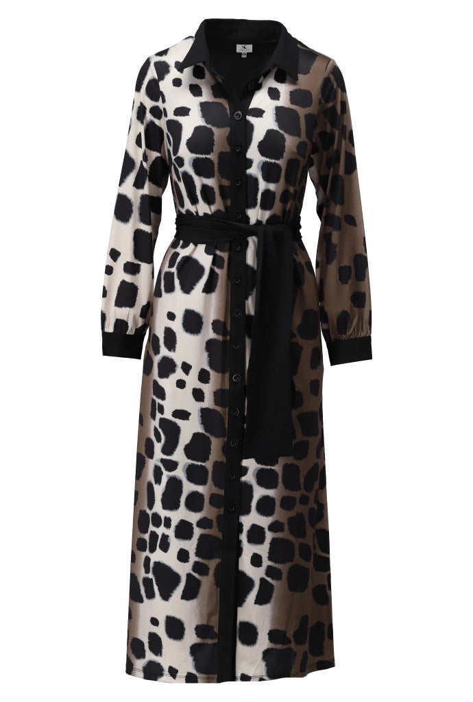 K Design P147 Turtle Neck Dress