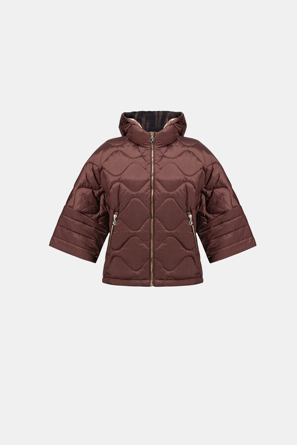 JOSEPH RIBKOFF PUFFER JACKET WITH ZIPPER STYLE 264604