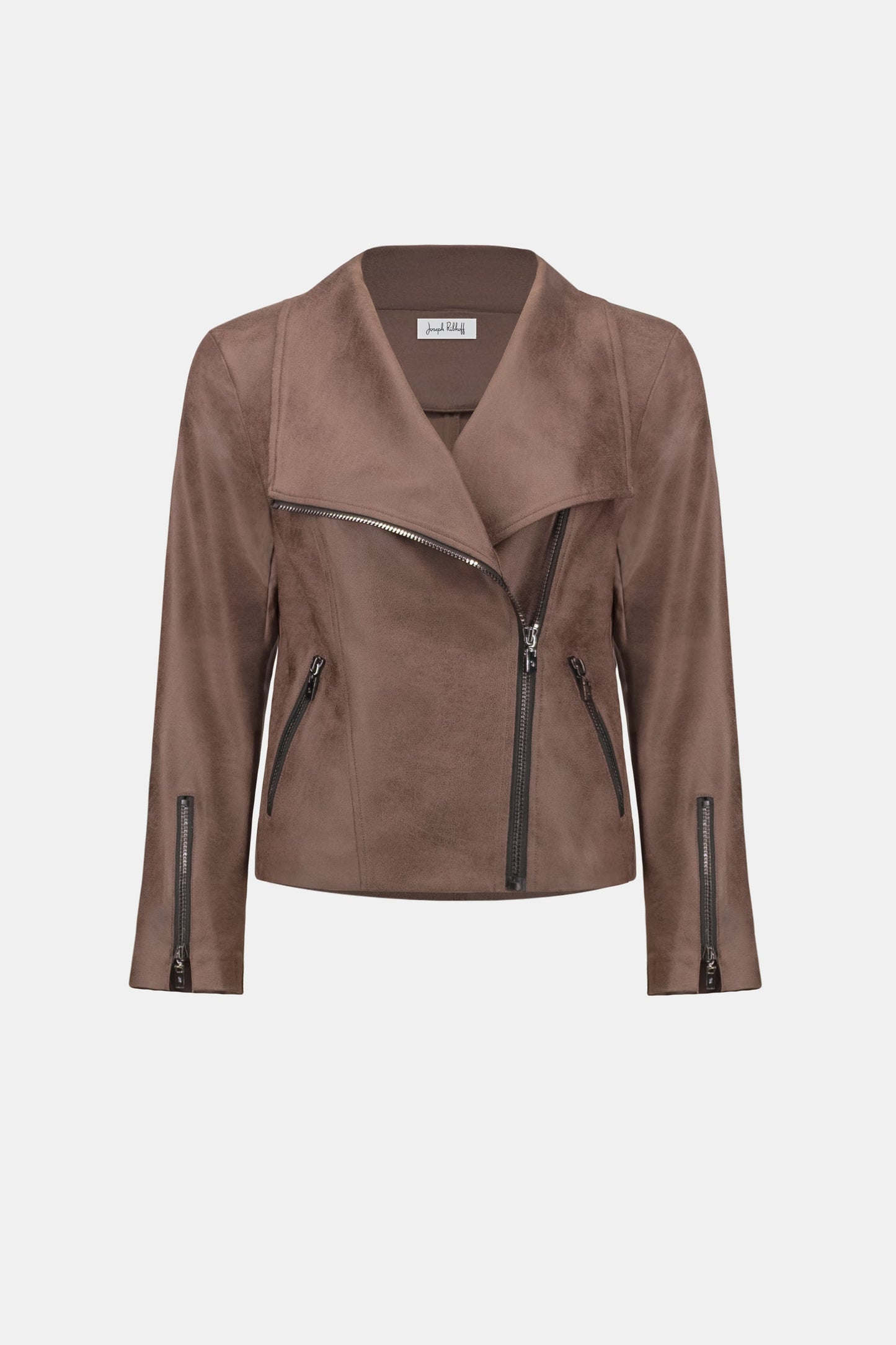 JOSEPH RIBKOFF Foiled Knit Fitted Jacket 263908