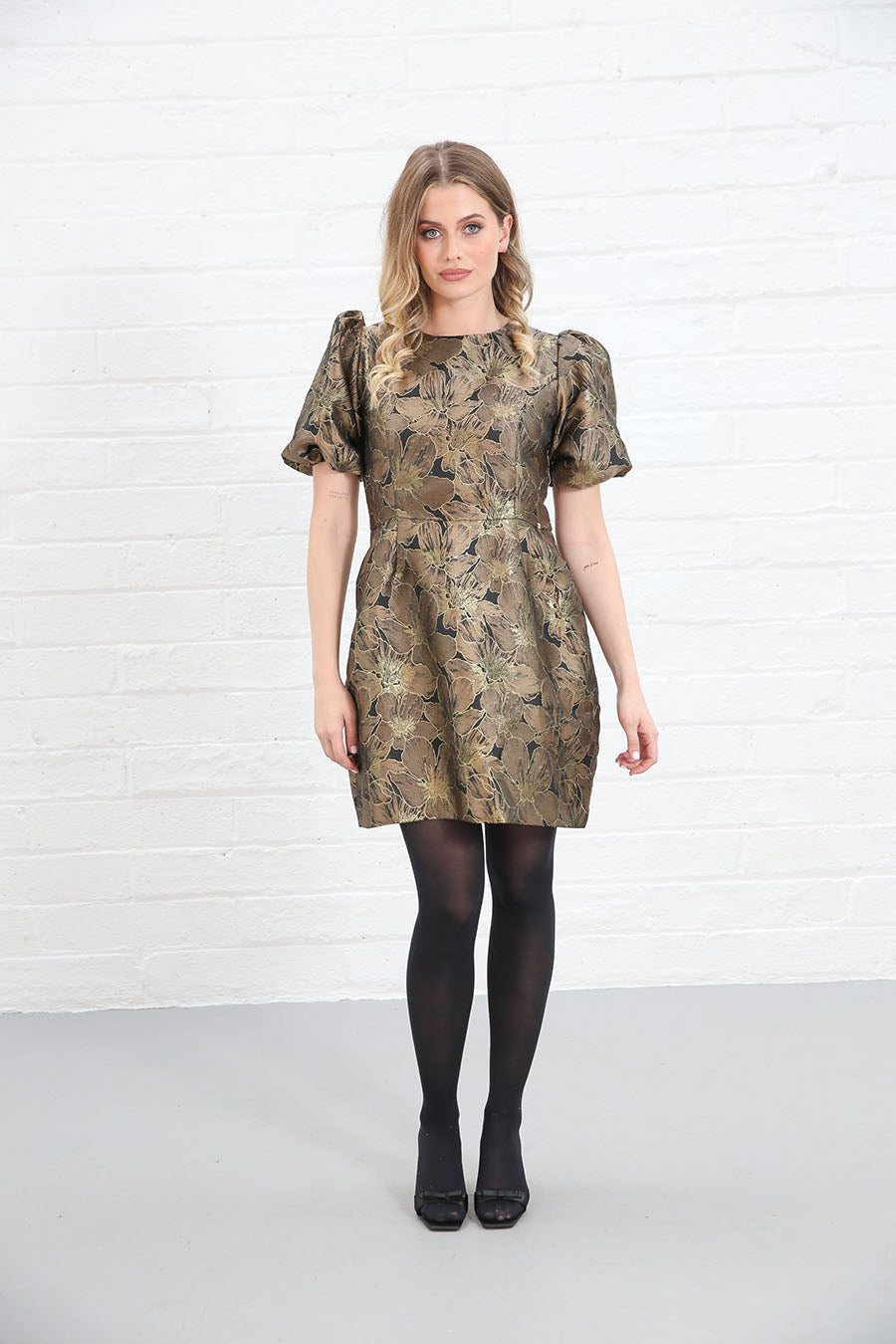 Rant and Rave Evelyn Dress Black Gold