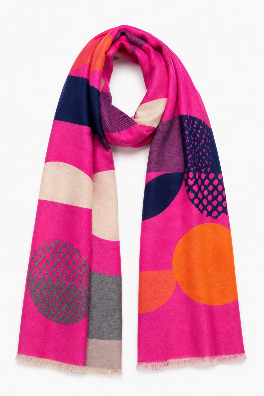 Bonnie Scarf – Pink Print