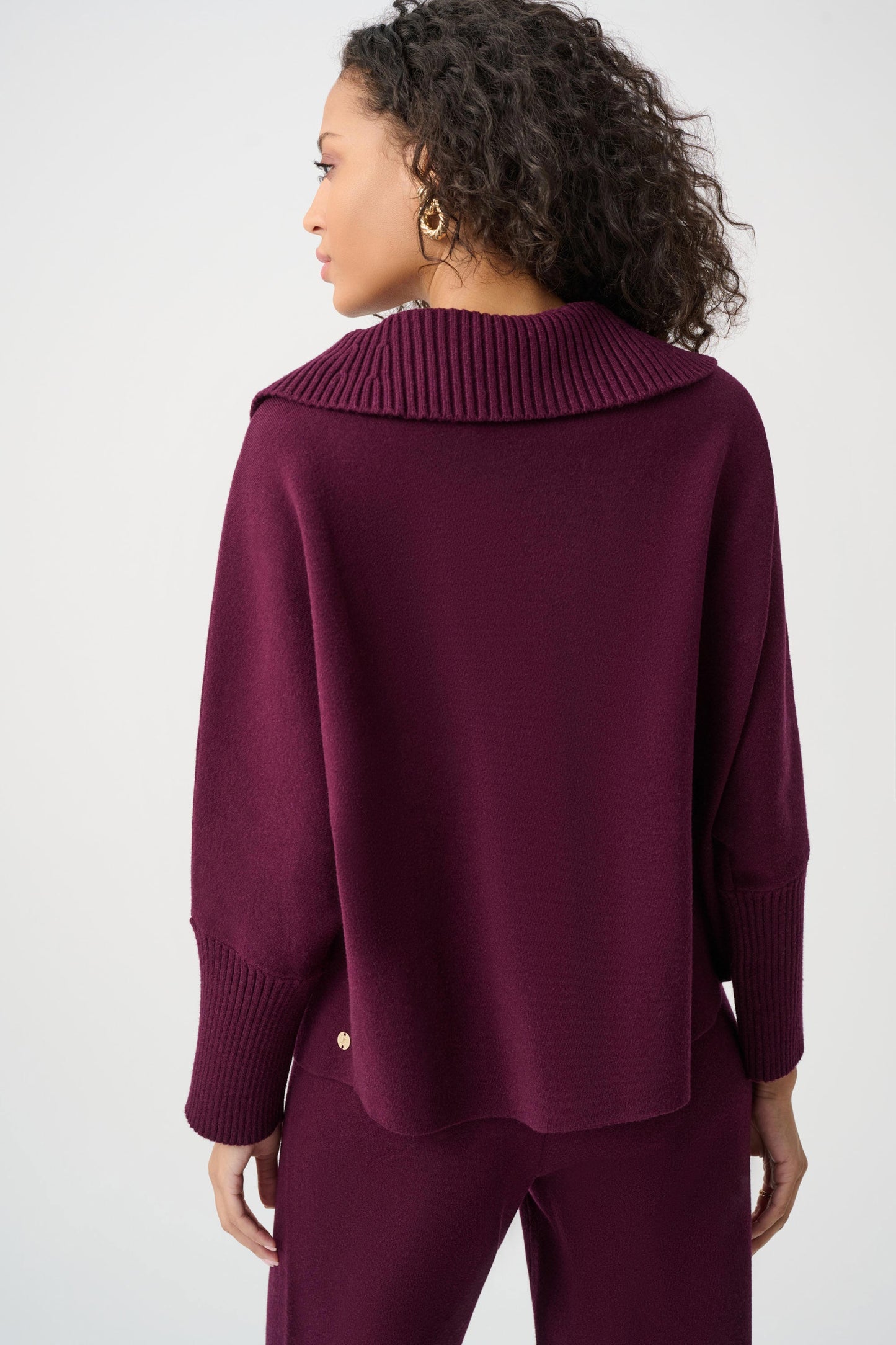 JOSEPH RIBKOFF Brushed Viscose And Nylon Shawl-Neck Sweater 263938