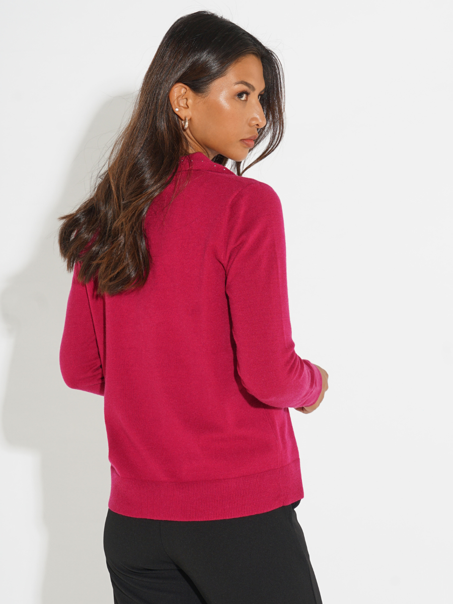 KATE & PIPPA PRESLEY KNIT TOP IN RED