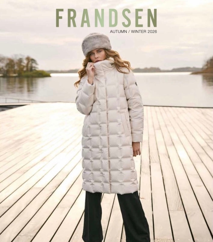 Frandsen Longline Down Coat – Winter White