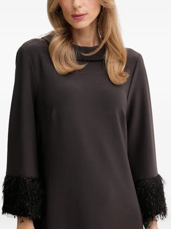 JOSEPH RIBKOFF Silky Knit & Novelty A-Line Dress
253054