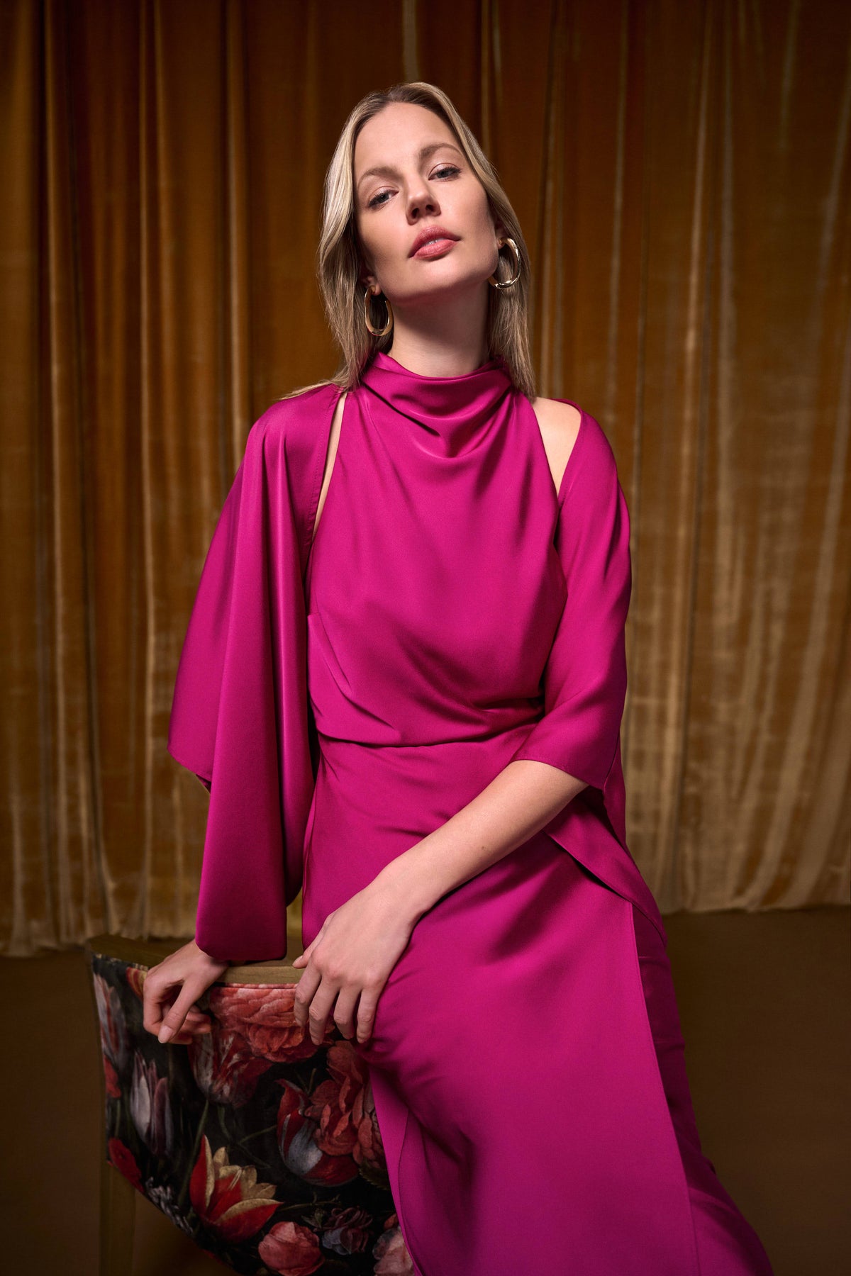 Satin Dolman Sleeve Cover-Up
264731