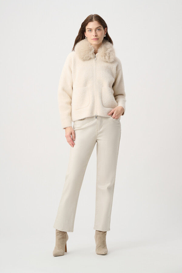 JOSEPH RIBKOFF JACKET WITH ZIPPER STYLE 264920