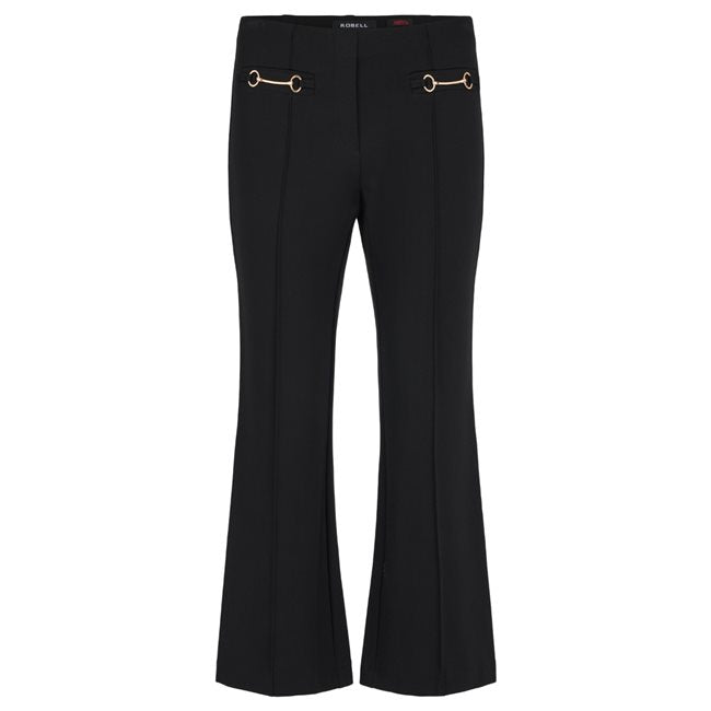 Robell Joella 09 51563 Black flared trouser