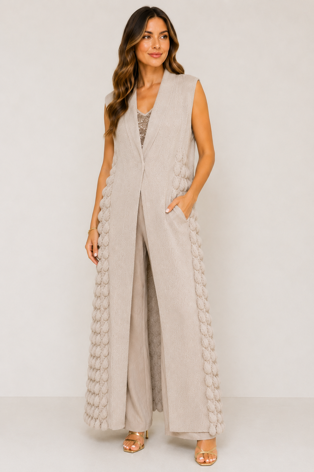 Long Textured Waistcoat – Stoner