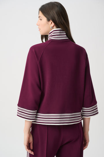 JOSEPH RIBKOFF FUNNEL NECK JACKET 261617W26