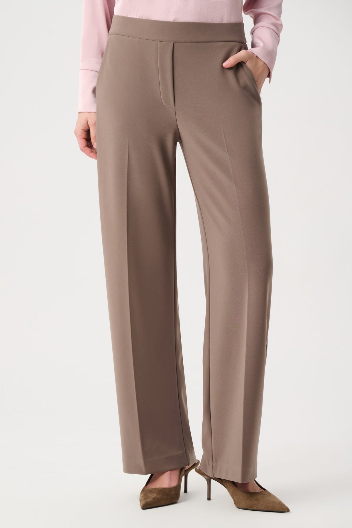JOSEPH RIBKOFF Slip-On Wide-Leg Pants