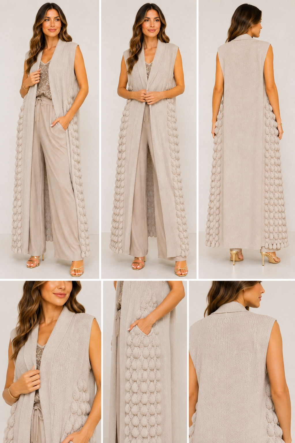 Long Textured Waistcoat – Stoner