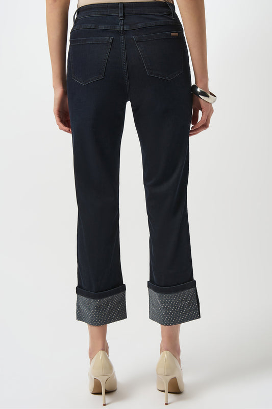 Joseph Ribkoff Rhinestone Jean in Ink 253953