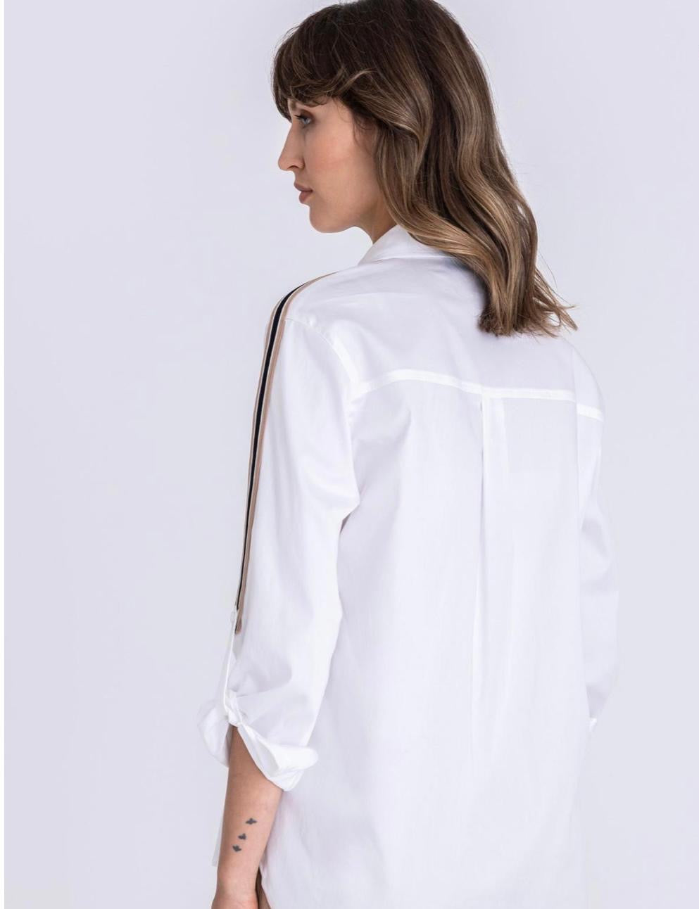 TUZZI Golden Oasis 445.155 soft cream shirt
