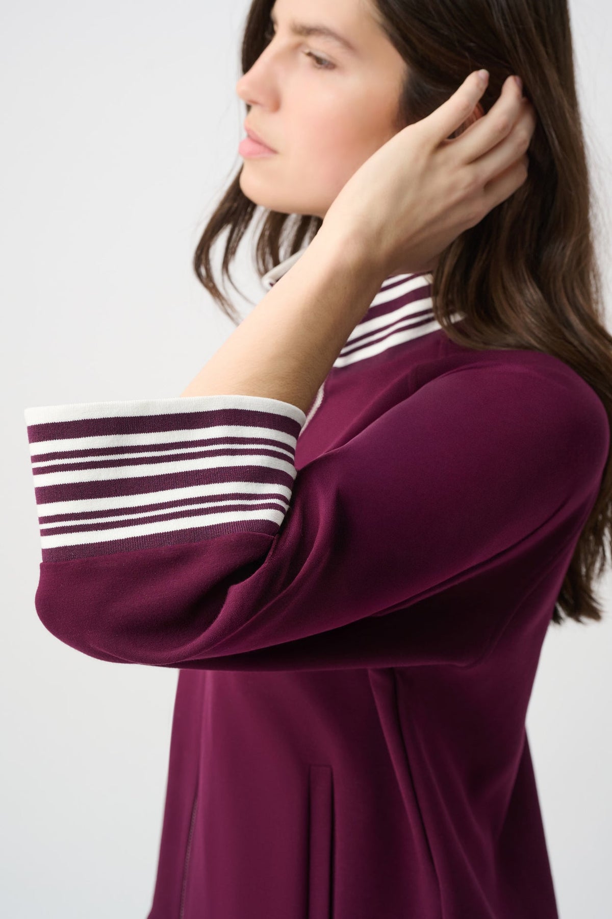 JOSEPH RIBKOFF FUNNEL NECK JACKET 261617W26