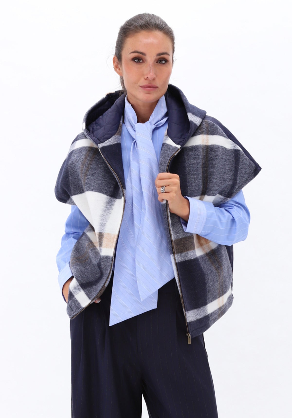 K Design D906L Tartan Jacket