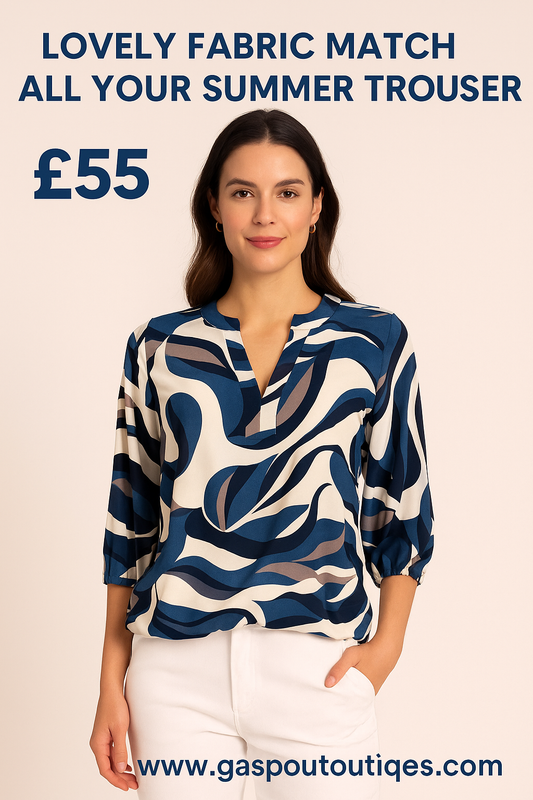 Yew  blue /grey top