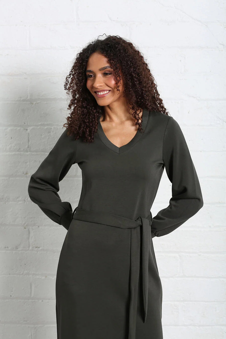 Celia khaki dress